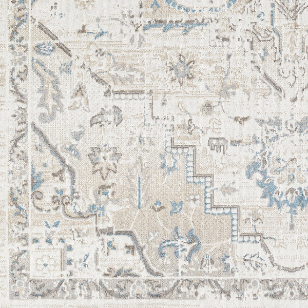 Mistana™ Dickison Machine Washable Oriental Gray/Brown Area Rug